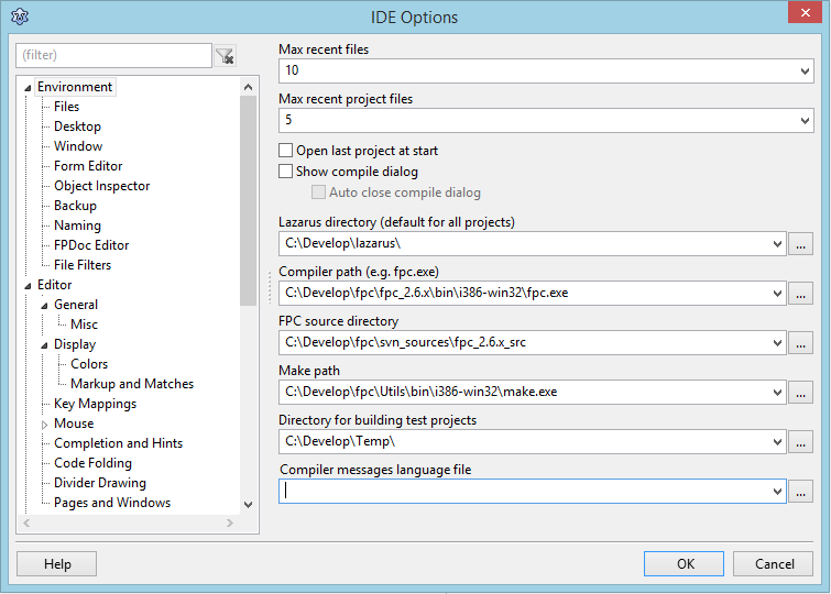 IDE Options Environment.png