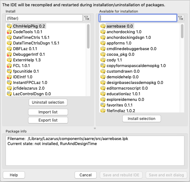IDE Window- Install-Uninstall Packages.png