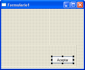 Un formulario con un botón